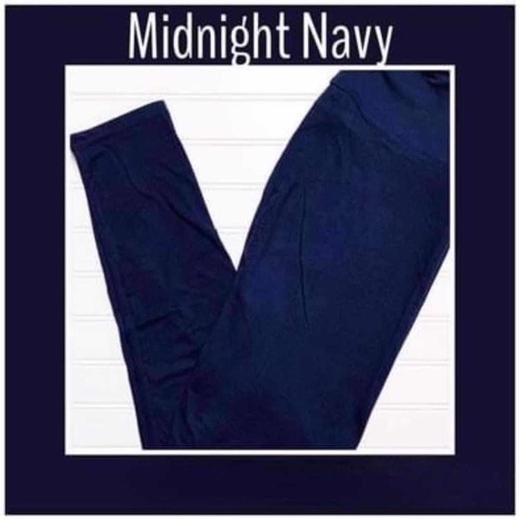 navy lularoe leggings