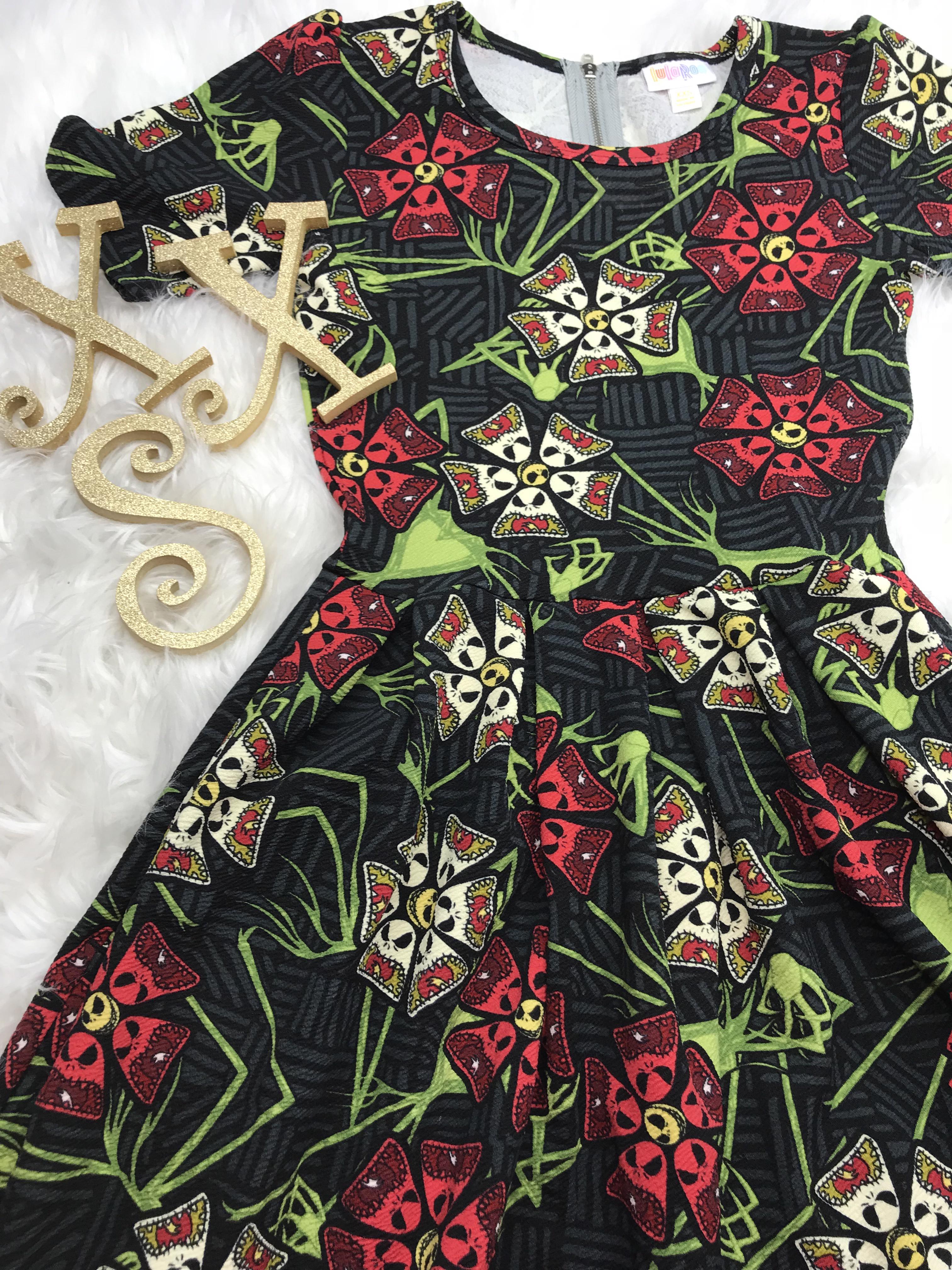 Lularoe TC Leggings Disney Sally Patchwork Nightmare Before