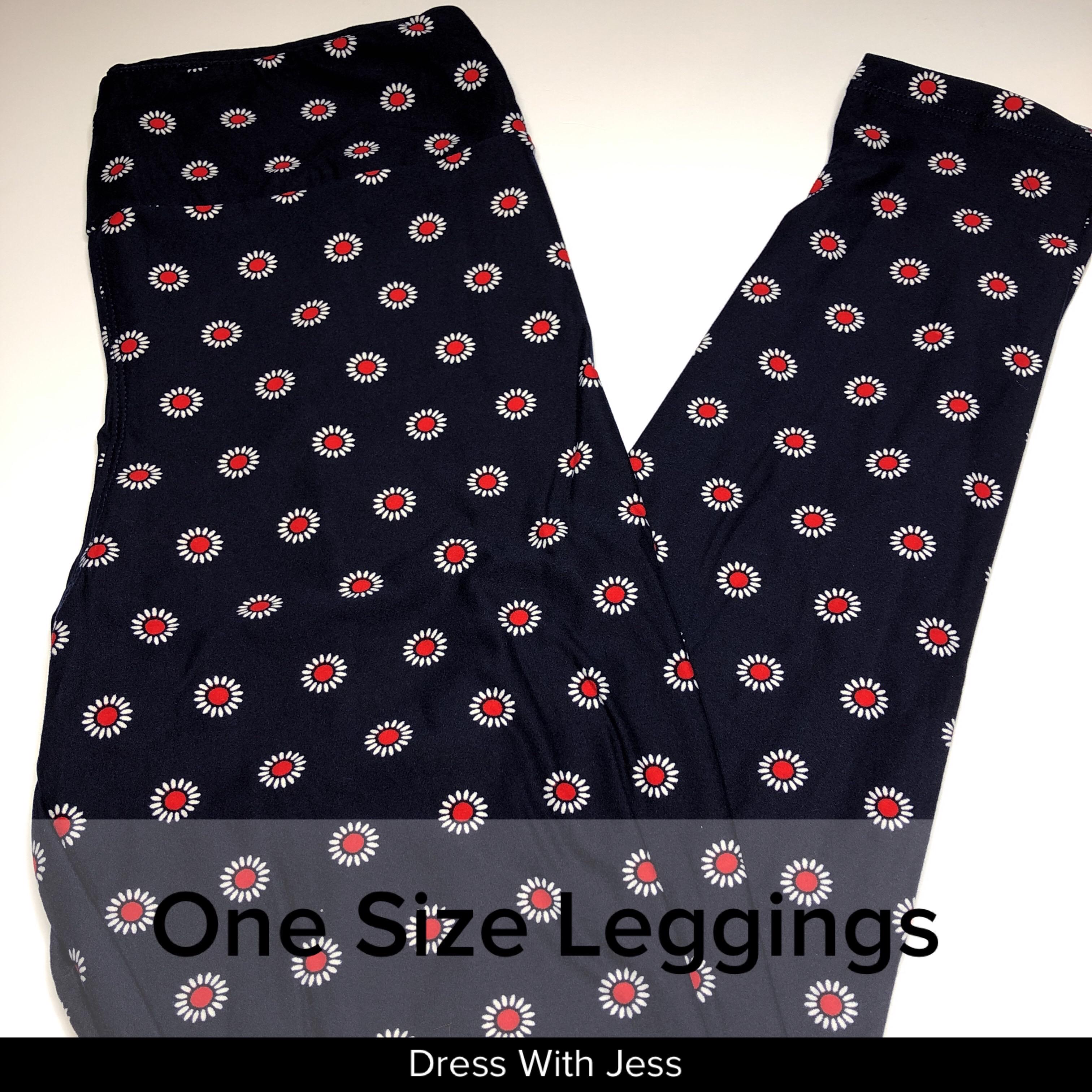 LuLaRoe Leggings OS Dot Pattern One Size