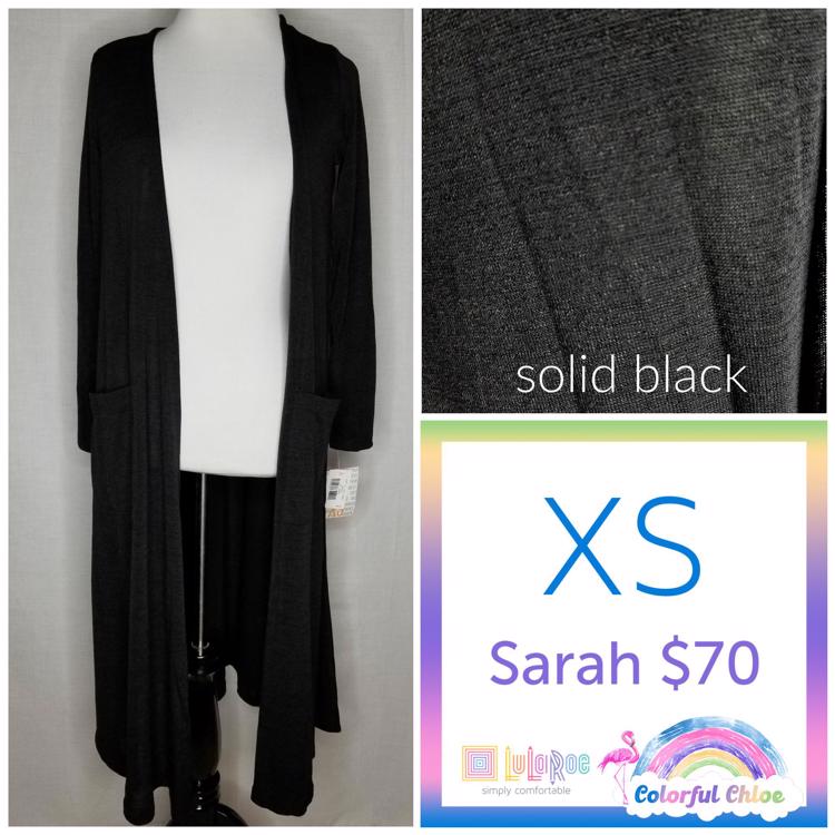 Sarah cardigan hot sale lularoe sizing