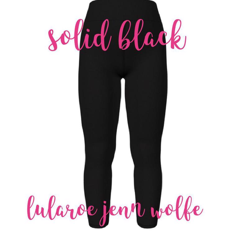 NEW LULAROE SOLID BLACK LEGGINGS  Solid black leggings, Black leggings,  Lularoe