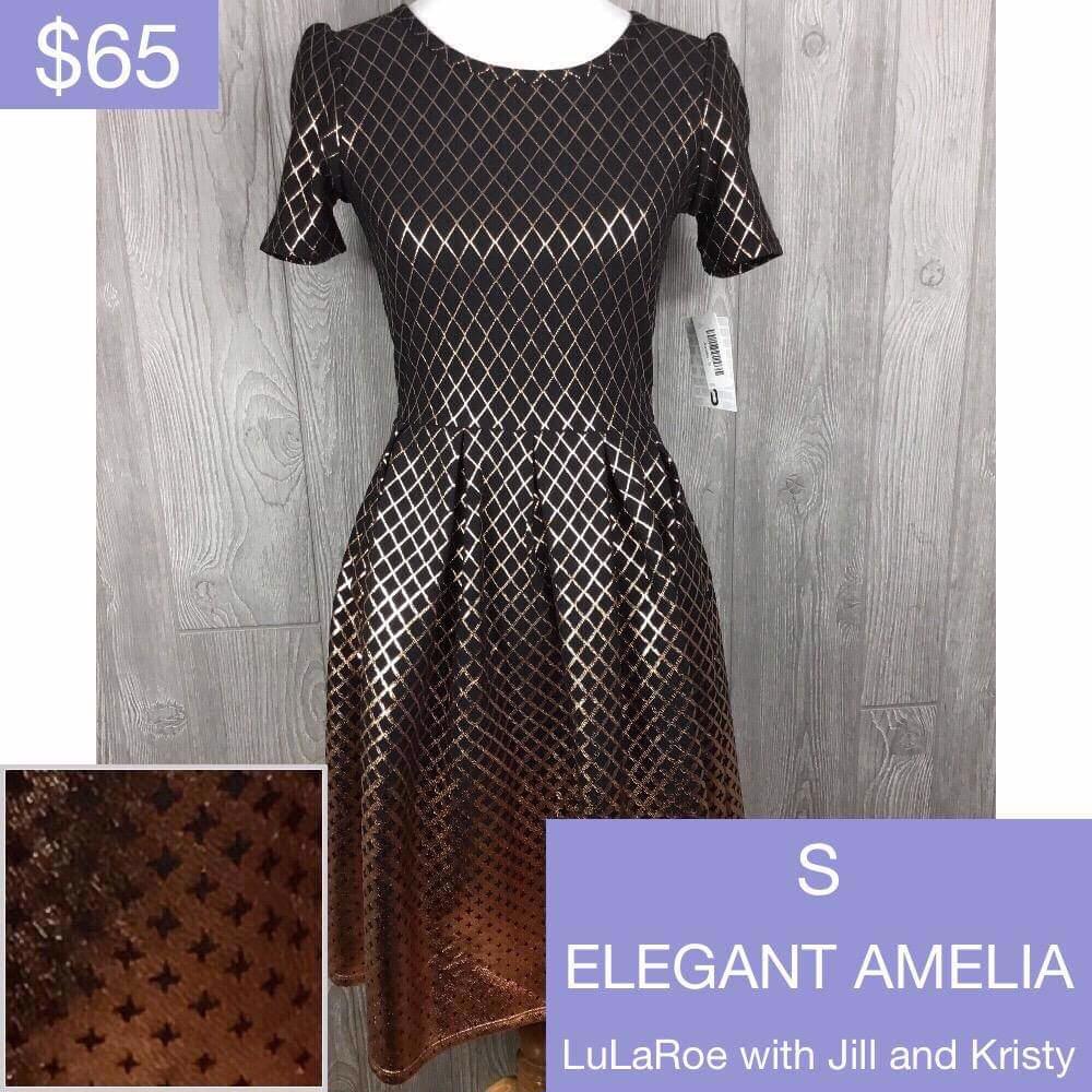 LuLaRoe, Dresses, Lularoe Amelia Dress S