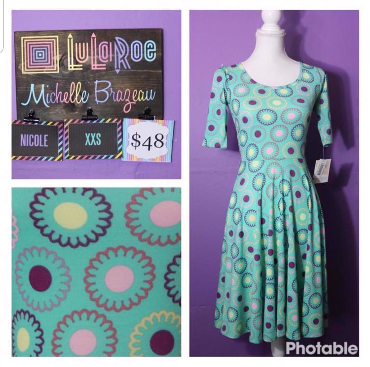 LuLaRoe Nicole  Lularoe nicole dress, Nicole dress, Lularoe