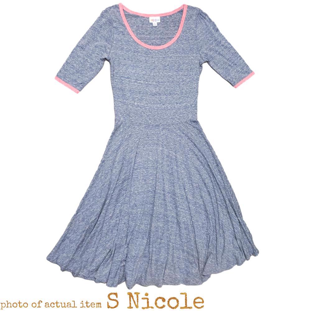 green emerald velvet dress Nicole Dress – lularoe main image 1