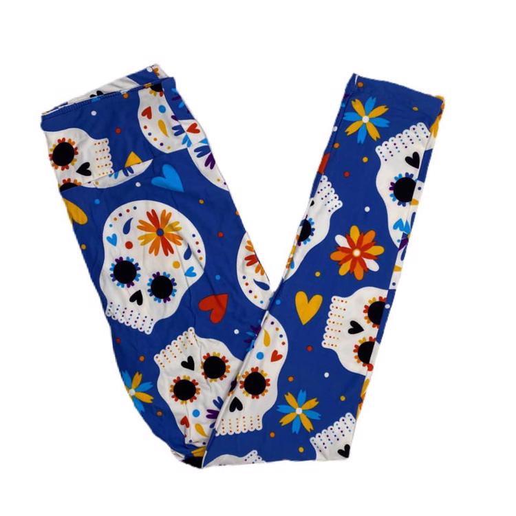 Day of the dead leggings lularoe sale