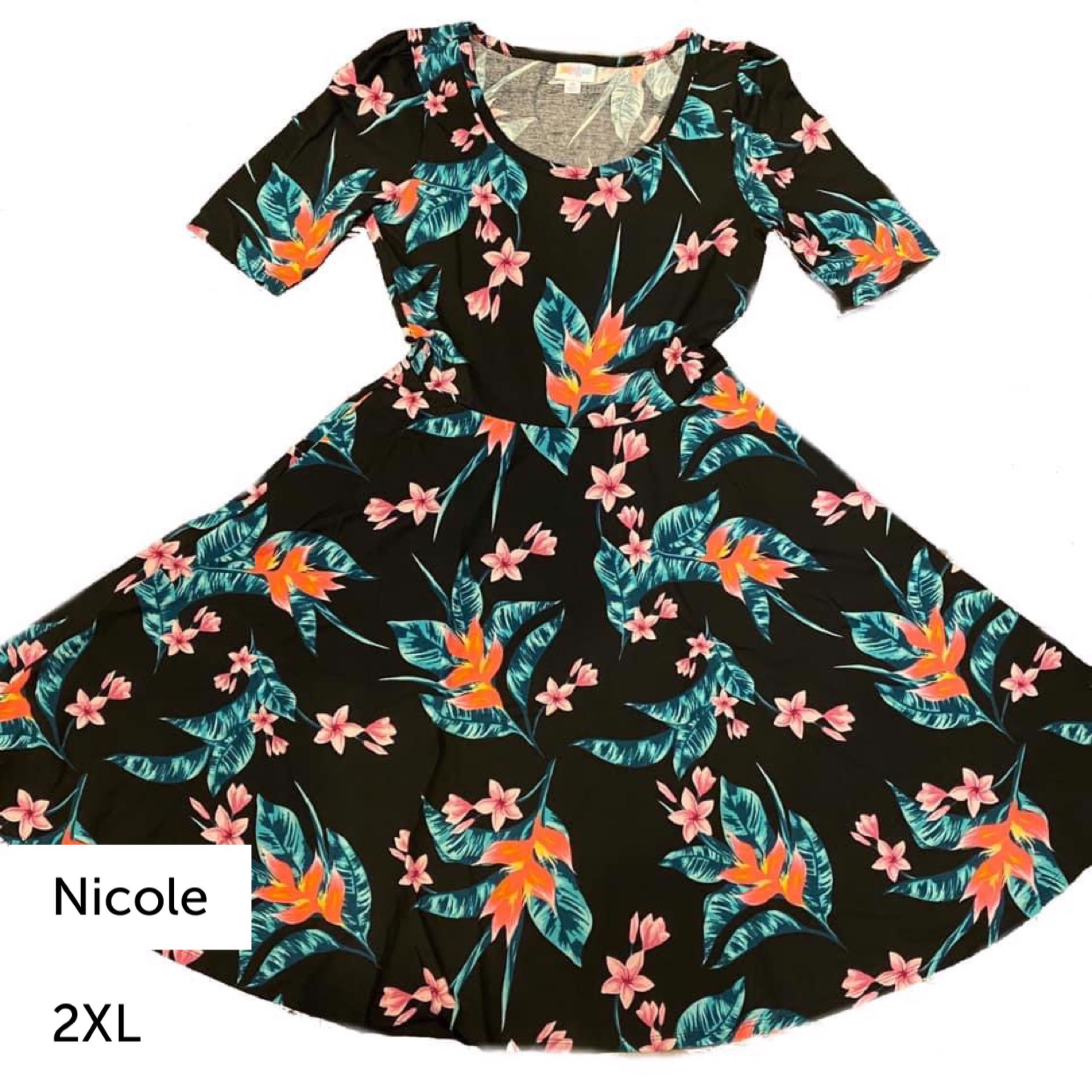 LuLaRoe Nicole  Lularoe nicole dress, Nicole dress, Lularoe