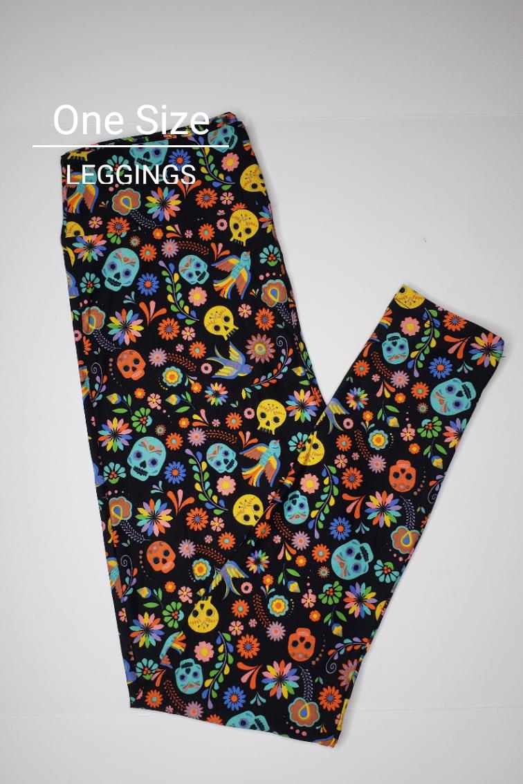 LuLaRoe Leggings OS Dot Pattern One Size