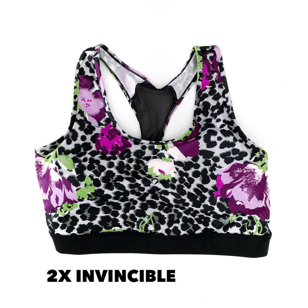 Invincible Sports Bra (Leopard)