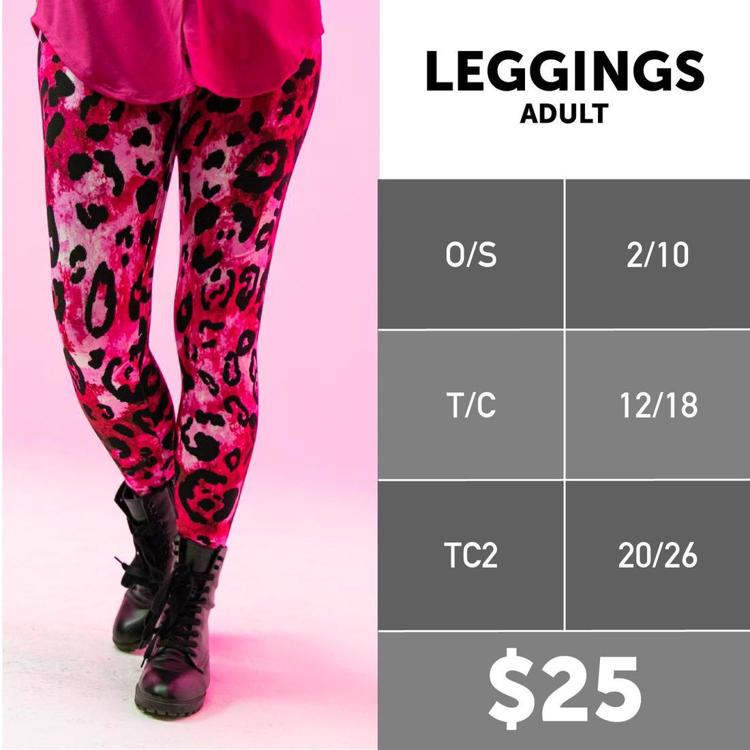 26Neon Pink leggings for women,S