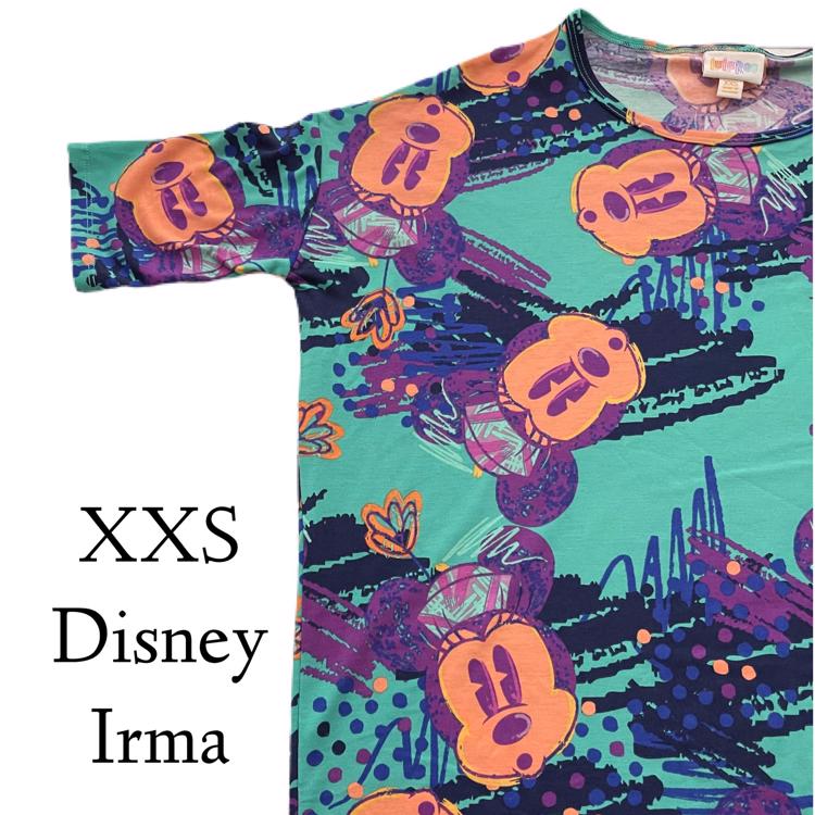 LuLaRoe Disney The Little Mermaid Irma Top/Tunic