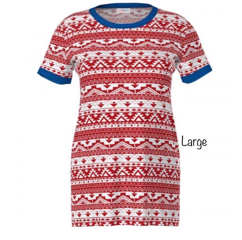 white christmas dresses Ciara T-Shirt Dress – lularoe main image 0