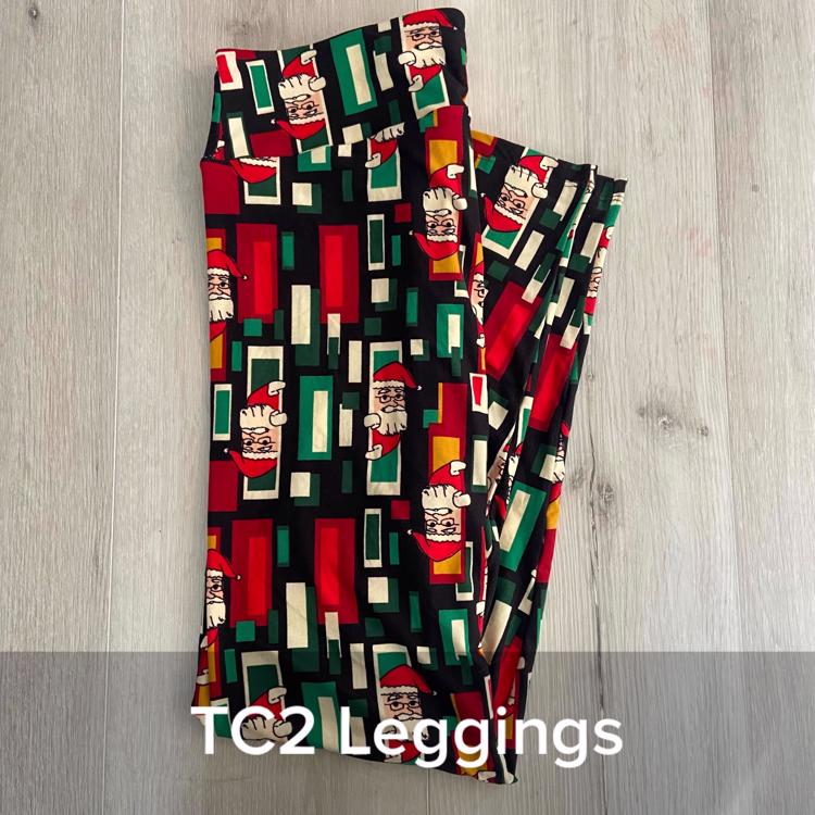 Lularoe christmas leggings tc2 sale