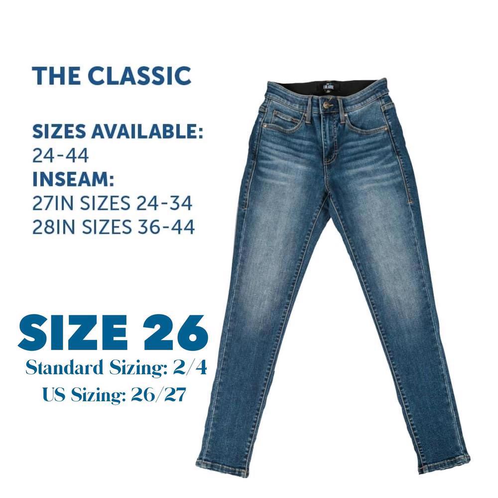 Lularoe shop jeans sizing