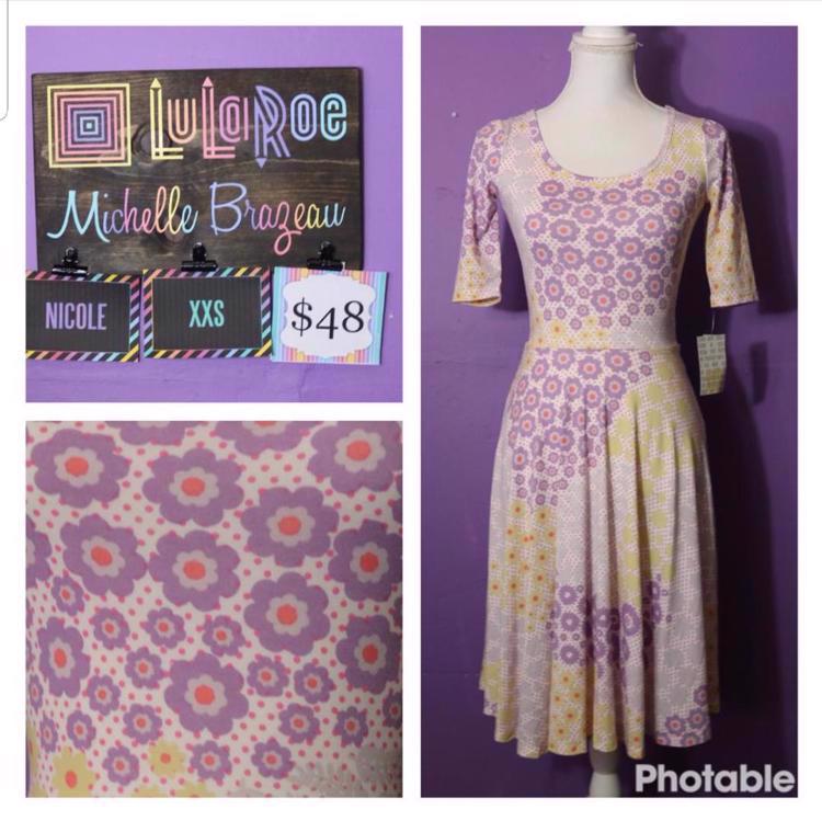 Lularoe Nicole Dress- 3XL