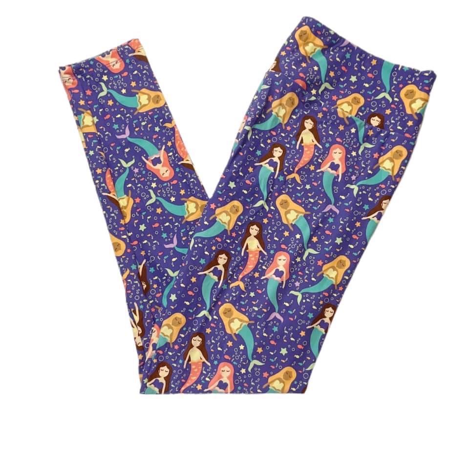 Mermaid leggings outlet lularoe