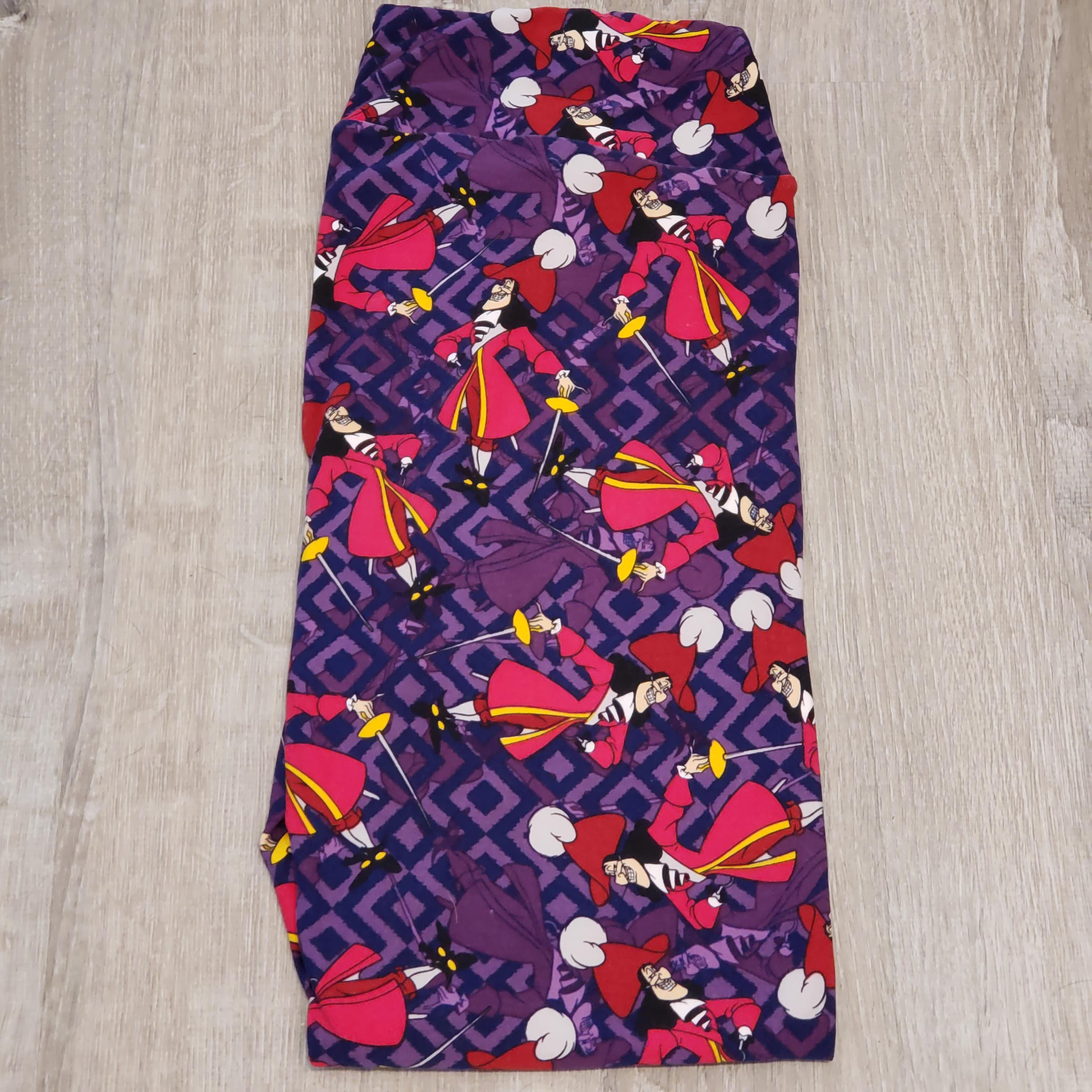 Lularoe Disney TC2 Leggings - Captain Hook