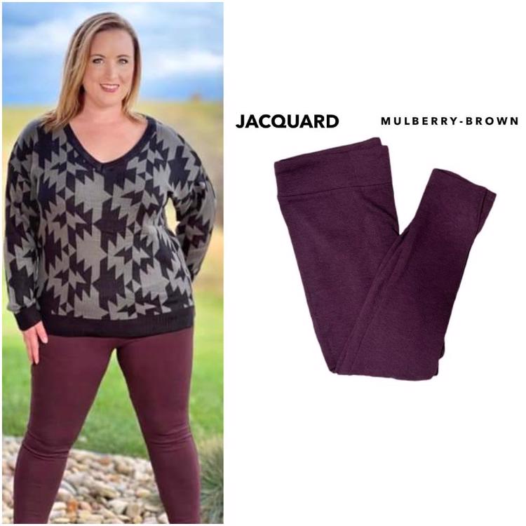 Jacquard Leggings - Luxe 2021 Collection