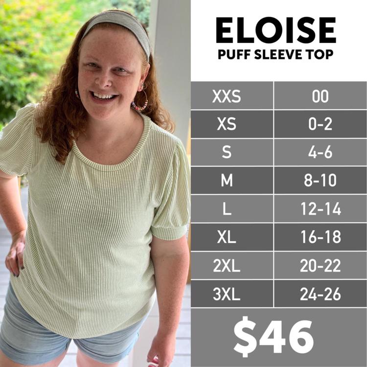 NWT - LuLaRoe Eloise Top - Various Prints and Sizes